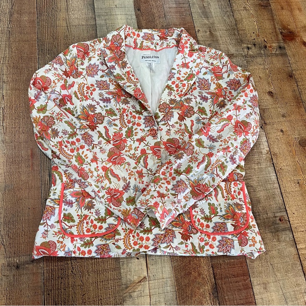 Pendleton Women's Floral Blazer